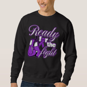 Pancreatic Cancer Gloves Ready For The Fight Sweatshirt