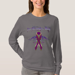 Pancreatic Cancer Ladies Long Sleeve Shirt