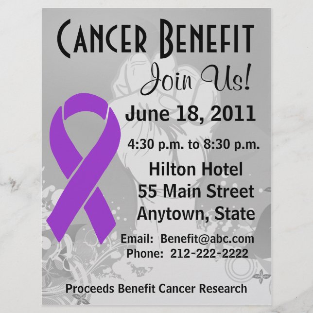 Pancreatic Cancer Personalised Benefit Flyer (Front)