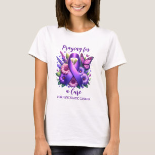 Pancreatic Cancer Praying for a Cure T-Shirt