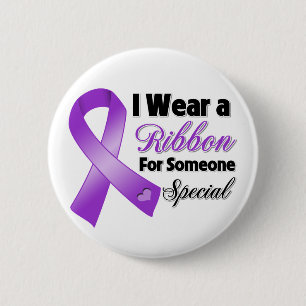 Pancreatic Cancer Ribbon Someone Special 6 Cm Round Badge