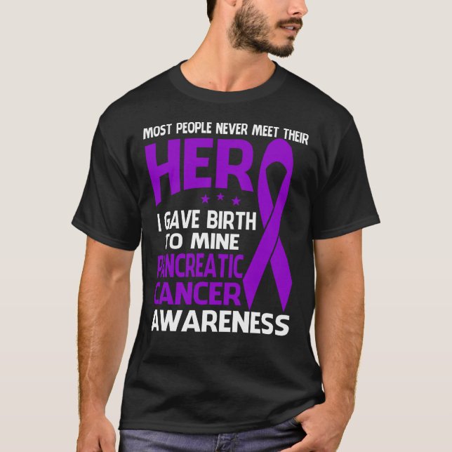 PANCREATIC Cancer Shirt, Some people never meet T-Shirt (Front)