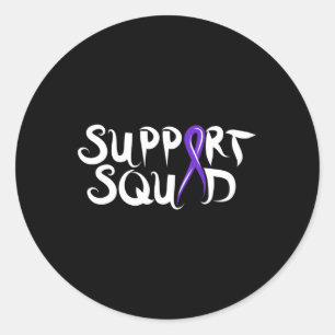 Pancreatic Cancer Support Classic Round Sticker