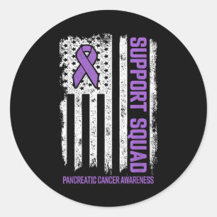 Pancreatic Cancer Support Squad Pancreatic Cancer Classic Round Sticker