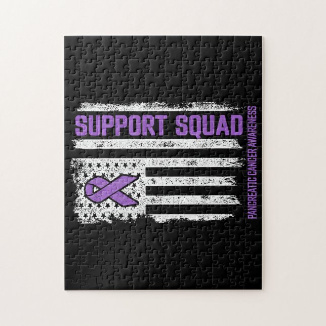 Pancreatic Cancer Support Squad Pancreatic Cancer  Jigsaw Puzzle (Vertical)