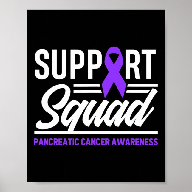 Pancreatic Cancer Support Squad Pancreatic Cancer  Poster (Front)