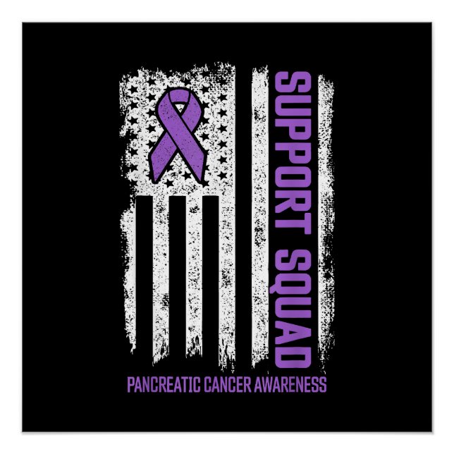 Pancreatic Cancer Support Squad Pancreatic Cancer  Poster (Front)