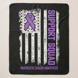 Pancreatic Cancer Support Squad Pancreatic Cancer Sherpa Blanket
