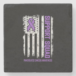 Pancreatic Cancer Support Squad Pancreatic Cancer  Stone Coaster