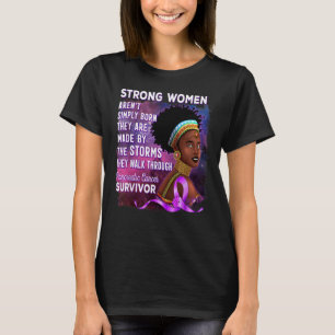 Pancreatic Cancer Survivor African American Womens T-Shirt