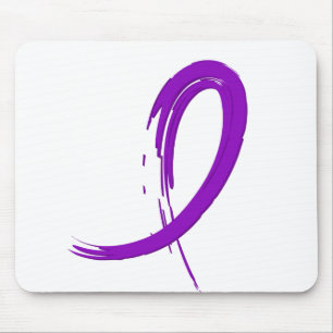Pancreatic Cancer's Purple Ribbon A4 Mouse Pad