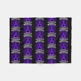 Pancreatitis Awareness Mother Support Ribbon  Fleece Blanket