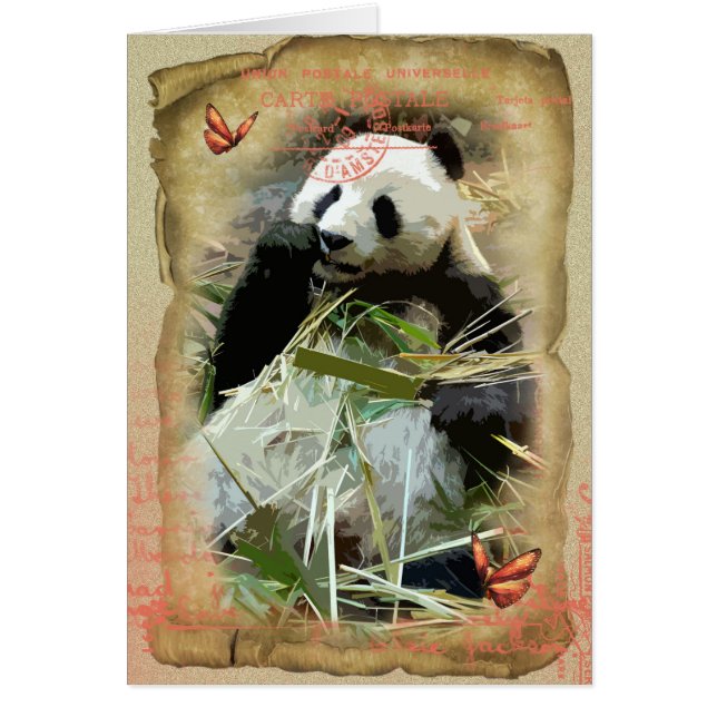 Panda 1 - Greeting Card (Front)