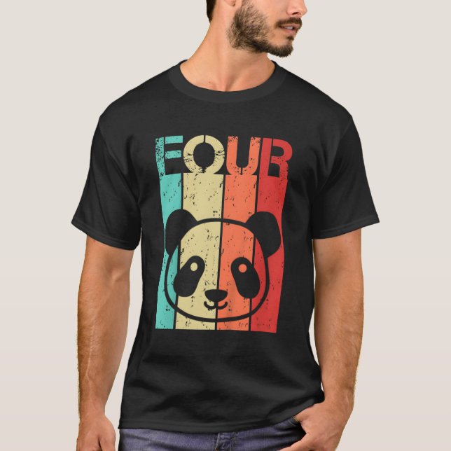 Panda 4 Panda 4 T-Shirt (Front)