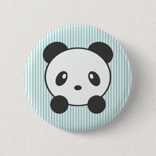 Panda 6 Cm Round Badge