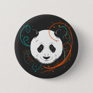 Panda 6 Cm Round Badge