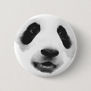 Panda 6 Cm Round Badge