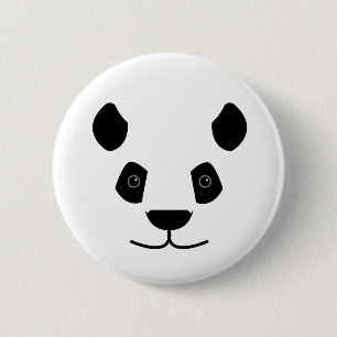 Panda 6 Cm Round Badge