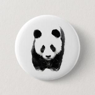 Panda 6 Cm Round Badge