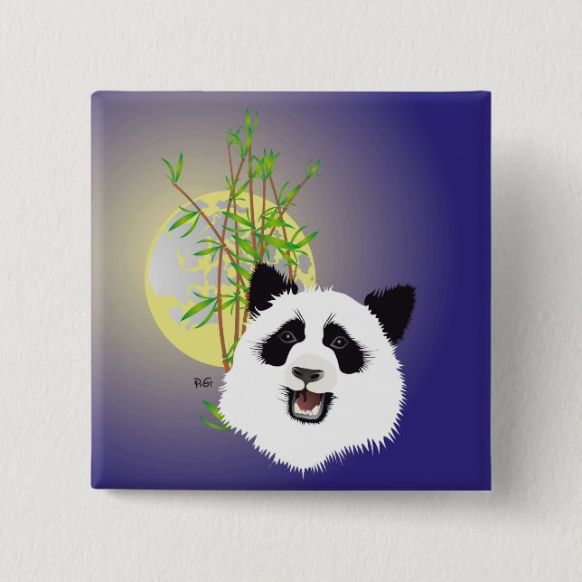 Panda (Ailuropoda melanoleuca) Buttons (Front)