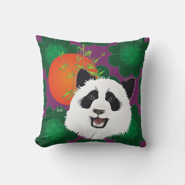 Panda (Ailuropoda melanoleuca) cushions (Front)