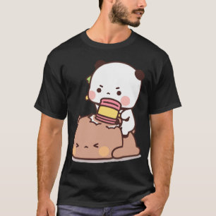 Panda And Brownie Bear Couple T-Shirt