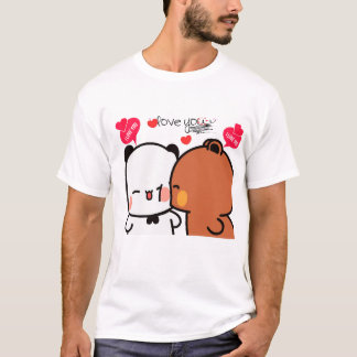 Panda And Brownie- True Love BuBu DuDu Couple2024 T-Shirt