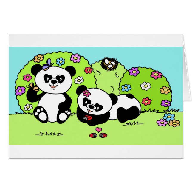panda and butterfly (Front Horizontal)