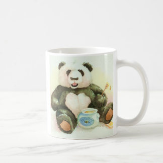Panda and honey coffee mug