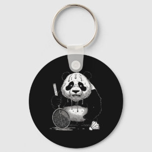 Panda Animals Badminton Shuttles Key Ring