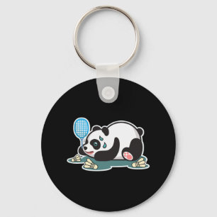 Panda Animals Badminton Shuttles Key Ring