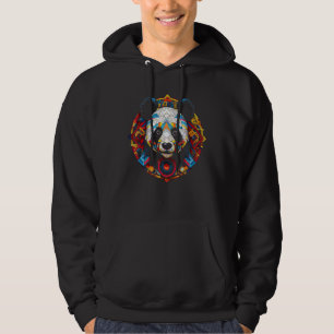 Panda Art Mandala Colourful Animal Panda_1 Hoodie