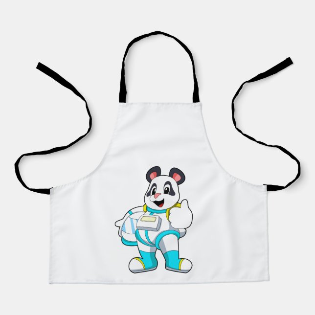 Panda as Astronaut with Costume Apron (Front)