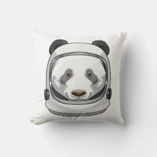Panda as Astronaut with Helmet Cushion