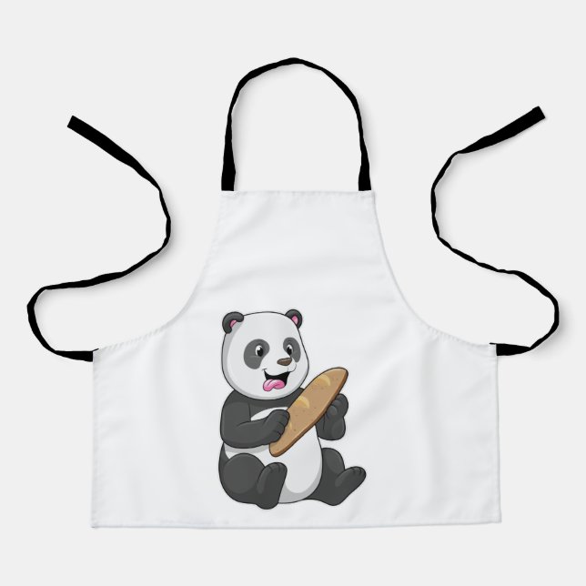 Panda as Baker with Bread Apron (Front)