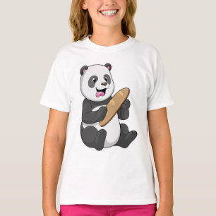 Panda as Baker with Bread T-Shirt