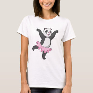 Panda as Ballerina at Ballet T-Shirt