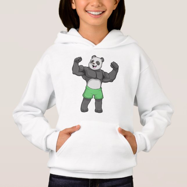 Panda as Bodybuilder at Bodybuilding (Front)