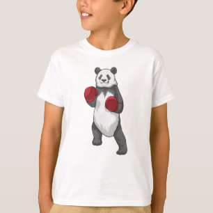 Panda as Boxer with Boxing gloves T-Shirt