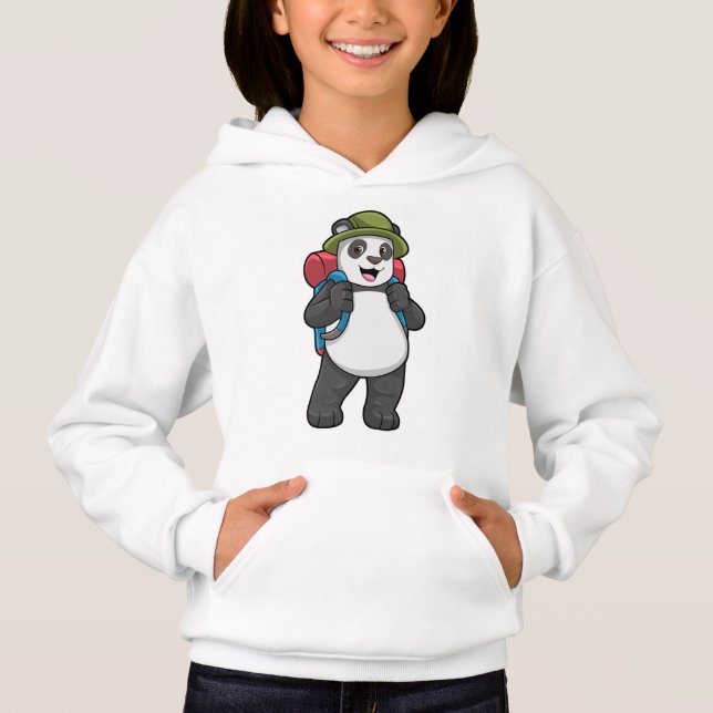 Panda as Hiker with Backpack (Front)