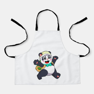 Panda as Student Apron