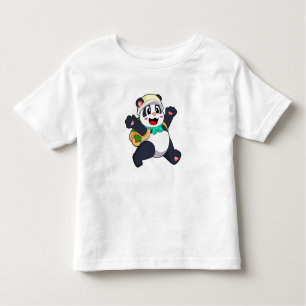 Panda as Student Toddler T-Shirt