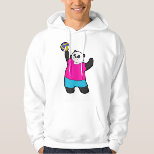 Panda as Volleyball player with Volleyball Hoodie
