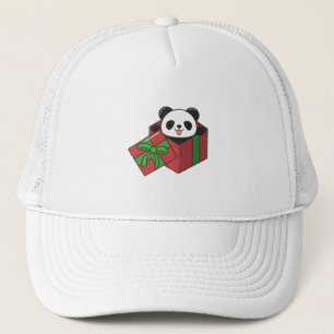 Panda at Birthday in Gift Trucker Hat
