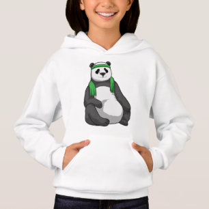 Panda at Fitness with Towel