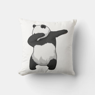 Panda at Hip Hop Dance Dab Cushion