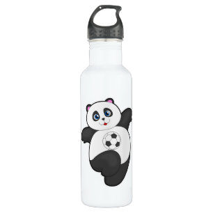 Panda at Soccer Sports 710 Ml Water Bottle