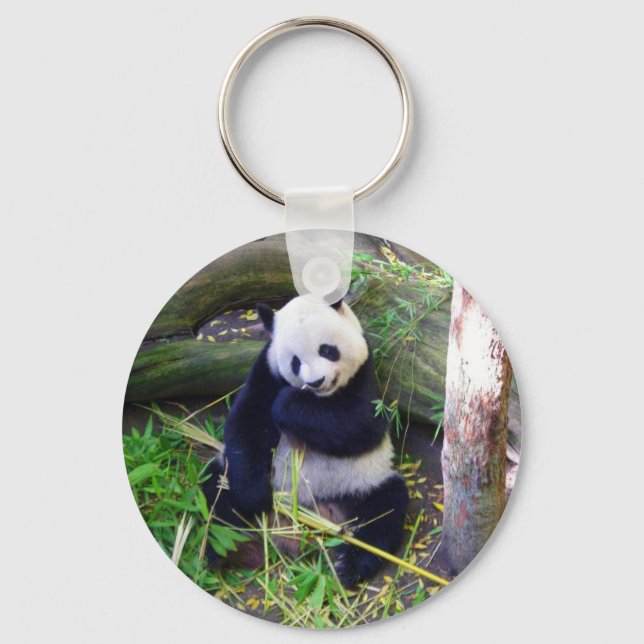 Panda at the San Diego Zoo Key Ring (Front)