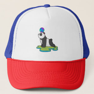 Panda at Yoga Fitness Trucker Hat