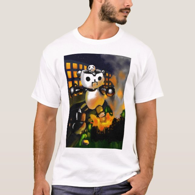 Panda Attack3 T-Shirt (Front)